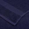 10 Pcs Navy Blue Sauna Towels - 100% Cotton, 360 gsm, Hygienic