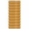  Hand Towels 10 pcs Gold 50x100 cm 360 gsm 100% Cotton Colour gold Size 50 x 100 cm Quantity in Package 10 