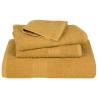 Hand Towels 10 pcs Gold 50x100 cm - 100% Cotton & Soft | HipoMarket