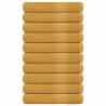  Sauna Towels 10 pcs Gold 80x200 cm 360 gsm 100% Cotton Colour gold Size 80 x 200 cm Quantity in Package 10 