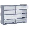 Multi-drawer Organiser with 8 Big Drawers - Compact Storage