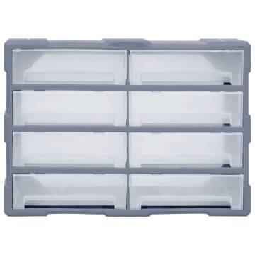 Multi-drawer Organiser with 8 Big Drawers - Compact Storage