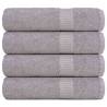  Shower Towels 4 pcs Grey 70x140 cm 360 gsm 100% Cotton Colour grey Size 70 x 140 cm Quantity in Package 4 