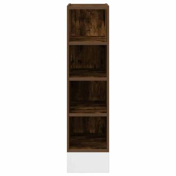 Bottom Cabinet Smoked Oak - Durable Engineered Wood 20x44.5x81.5 cm