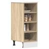  Bottom Cabinet Sonoma Oak 30x44,5x81,5 cm Engineered Wood Colour sonoma oak Quantity in Package 1 Model 1x bottom cabinet (4 shelves) 30 cm Number of 