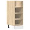 Sonoma Oak Bottom Cabinet - Durable Kitchen Storage Solution