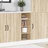 Sonoma Oak Bottom Cabinet - Durable Kitchen Storage Solution