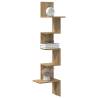  Wall Corner Shelf Artisan Oak 32x32x127,5 cm Engineered Wood Colour artisan oak Size 32 x 32 x 127.5 cm Quantity in Package 1 Number of Pieces 