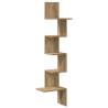 Wall Corner Shelf Artisan Oak 32x32 cm | Durable & Space-Saving