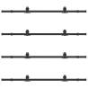 Sliding Door Hardware Kit 183 cm - Steel Black | HipoMarket