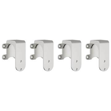 Sliding Door Hardware Kit 183 cm - Stainless Steel Silver