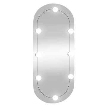 Wall Mirror with LED Lights 35x80 cm - Modern & Stylish