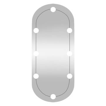 Wall Mirror with LED Lights 35x80 cm - Modern & Stylish