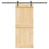  Sliding Door with Hardware Set 85x210 cm Solid Wood Pine Size 85 x 210 cm (213.5 cm) Quantity in Package 1 