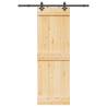  Sliding Door with Hardware Set 70x210 cm Solid Wood Pine Size 70 x 210 cm (152.5 cm) Quantity in Package 1 Model plain design 