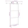 Modern Sliding Door with Hardware Set | 90x205 cm Glass & Aluminium