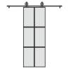  Sliding Door with Hardware Set 76x205 cm Tempered Glass&Aluminium Size 76 x 205 cm (183 cm) Quantity in Package 1 Model 3x2 grids Pattern matt 