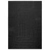 Rug ZIZUR Anthracite 160x230 cm | Jute Look Indoor & Outdoor