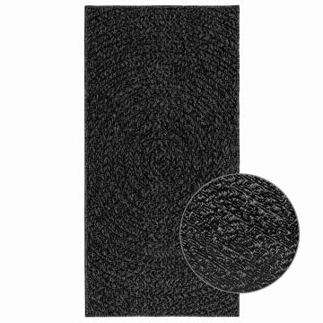 Rug ZIZUR Anthracite 60x110 cm - Jute Look for Indoor & Outdoor