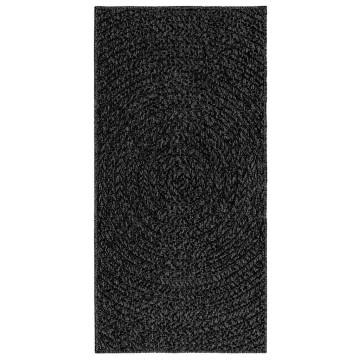 Rug ZIZUR Anthracite 60x110 cm - Jute Look for Indoor & Outdoor