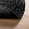 Rug ZIZUR Anthracite Ø 120 cm - Jute Look for Indoor & Outdoor