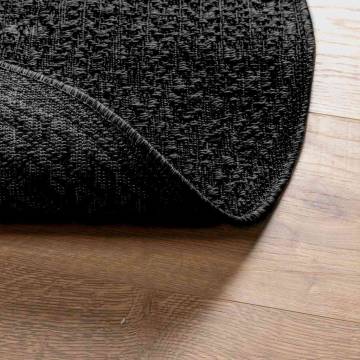 Rug ZIZUR Anthracite 200 cm Jute Look - Indoor & Outdoor