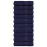  Shower Towels 10 pcs Navy Blue 70x140 cm 360 gsm 100% Cotton Colour navy blue Size 70 x 140 cm Quantity in Package 10 