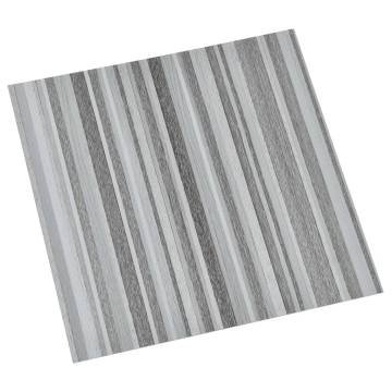 Self-adhesive PVC Flooring Planks - Light Grey - 20 pcs