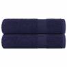  Hand Towels 2 pcs Navy Blue 50x100 cm 360 gsm 100% Cotton Colour navy blue Size 50 x 100 cm Quantity in Package 2 