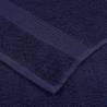 Navy Blue Bath Towels - 4 pcs, 100% Cotton, 100x150 cm