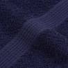 Navy Blue Bath Towels - 4 pcs, 100% Cotton, 100x150 cm