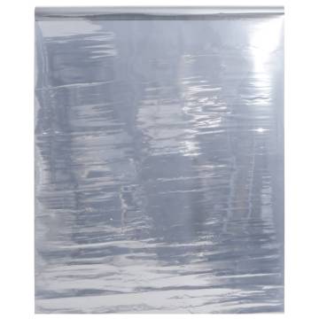 Solar Film Static Reflective Effect Silver 60x500 cm PVC