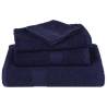 Navy Blue Towels 10 pcs - 100% Cotton, 360 gsm | HipoMarket