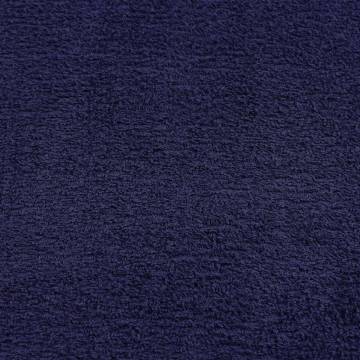 Navy Blue Towels 10 pcs - 100% Cotton, 360 gsm | HipoMarket