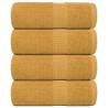  Guest Towels 4 pcs Gold 30x50 cm 360 gsm 100% Cotton Colour gold Size 30 x 50 cm Quantity in Package 4 