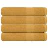  Towels 4 pcs Gold 100x200 cm 360 gsm 100% Cotton Colour gold Size 100 x 200 cm Quantity in Package 4 