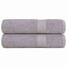  Shower Towels 2 pcs Grey 70x140 cm 360 gsm 100% Cotton Colour grey Size 70 x 140 cm Quantity in Package 2 