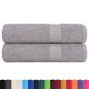 Luxury Shower Towels 2 pcs Grey | 100% Cotton, 360 GSM