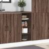 Brown Oak Bottom Cabinet - 30x44.5x81.5 cm | Hipomarket