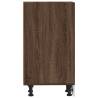 Brown Oak Bottom Cabinet - 30x44.5x81.5 cm | Hipomarket