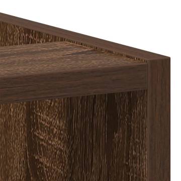 Brown Oak Bottom Cabinet - 30x44.5x81.5 cm | Hipomarket