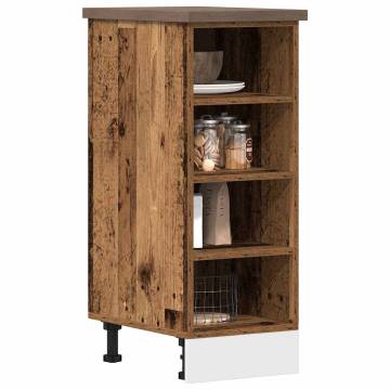 Old Wood Bottom Cabinet 30x44.5 cm - Durable & Stylish Storage