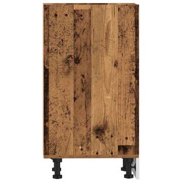 Old Wood Bottom Cabinet 30x44.5 cm - Durable & Stylish Storage