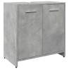 Bathroom Sink Cabinet Concrete Grey - 60x33x60 cm | HiPo Market