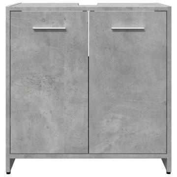 Bathroom Sink Cabinet Concrete Grey - 60x33x60 cm | HiPo Market