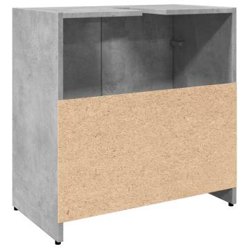 Bathroom Sink Cabinet Concrete Grey - 60x33x60 cm | HiPo Market