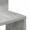 Wall Corner Shelf Concrete Grey - Stylish Engineered Wood Design