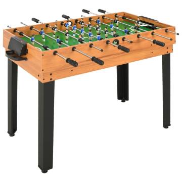 15-in-1 Multi Game Table | Fun for All Ages | Maple Finish