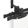 Sliding Door Hardware Kit 200 cm - Steel Black | HipoMarket