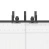 Sliding Door Hardware Kit 152.5 cm - Steel Black